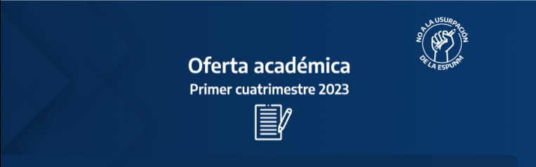 Oferta Académica – Primer cuatrimestre 2023