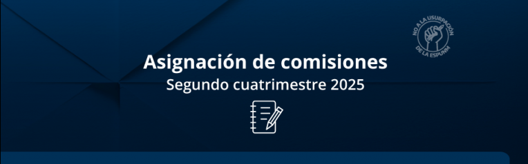 Asignación de comisiones - Segundo cuatrimestre 2025